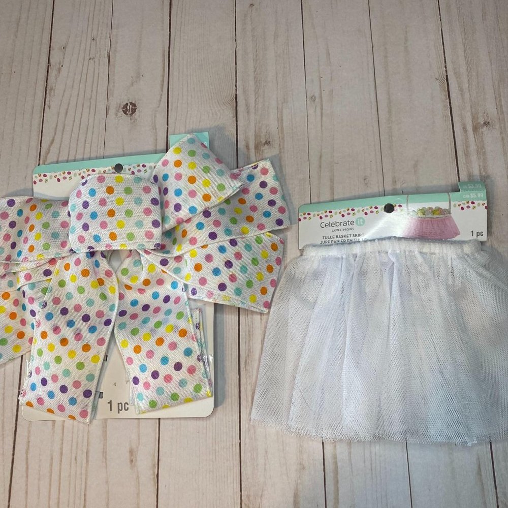 Easter Basket Decor Set